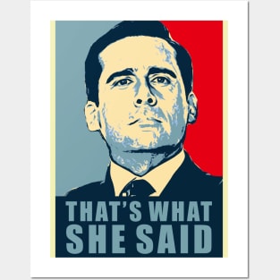 that what she said Posters and Art